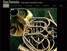 Tablet Screenshot of hornforensics.com